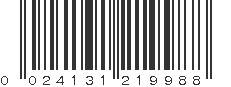 UPC 024131219988