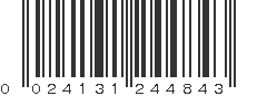 UPC 024131244843