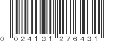 UPC 024131276431