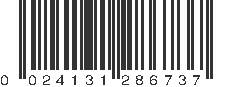 UPC 024131286737