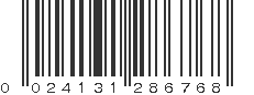 UPC 024131286768