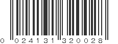 UPC 024131320028