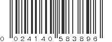 UPC 024140583896