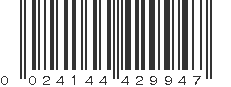 UPC 024144429947