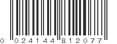 UPC 024144812077