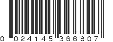 UPC 024145366807