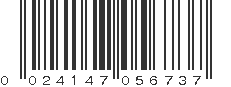 UPC 024147056737