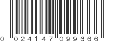 UPC 024147099666