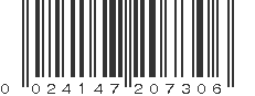 UPC 024147207306