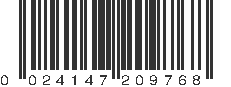 UPC 024147209768