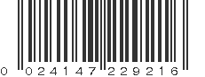 UPC 024147229216