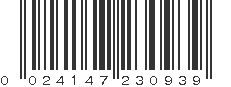 UPC 024147230939