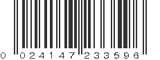 UPC 024147233596