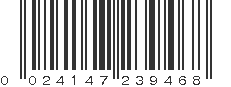 UPC 024147239468