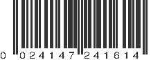 UPC 024147241614