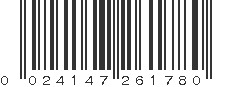 UPC 024147261780