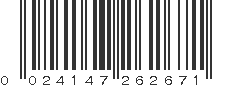 UPC 024147262671