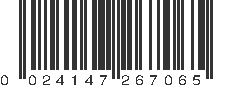 UPC 024147267065