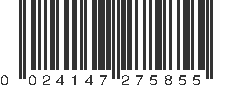 UPC 024147275855