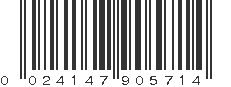 UPC 024147905714