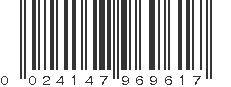 UPC 024147969617