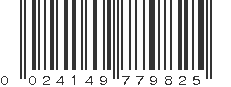 UPC 024149779825