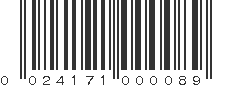 UPC 024171000089