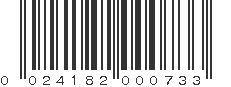 UPC 024182000733