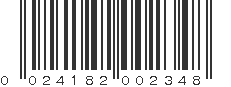 UPC 024182002348