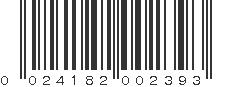 UPC 024182002393