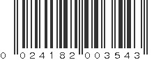 UPC 024182003543