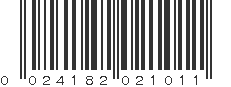 UPC 024182021011