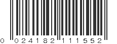 UPC 024182111552