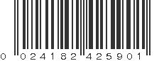 UPC 024182425901