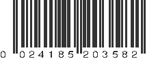 UPC 024185203582