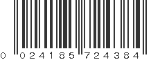 UPC 024185724384