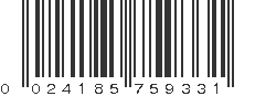 UPC 024185759331