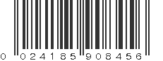 UPC 024185908456