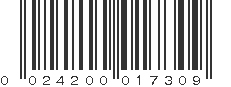 UPC 024200017309