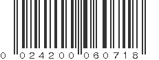 UPC 024200060718