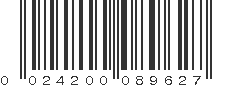 UPC 024200089627