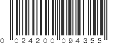 UPC 024200094355