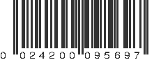 UPC 024200095697