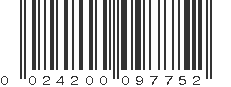 UPC 024200097752