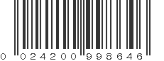 UPC 024200998646