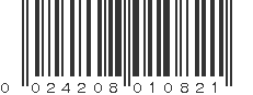 UPC 024208010821