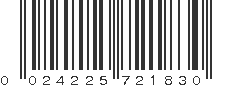 UPC 024225721830