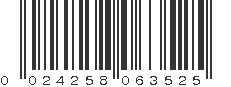 UPC 024258063525