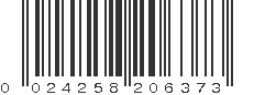 UPC 024258206373