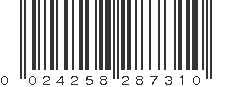 UPC 024258287310